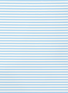 BLUE STRIPE SHIRTING COT FITTED SHEET BY CASTLE