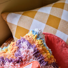 BISCUIT HARLEQUIN EUROPEAN CUSHION COVER
