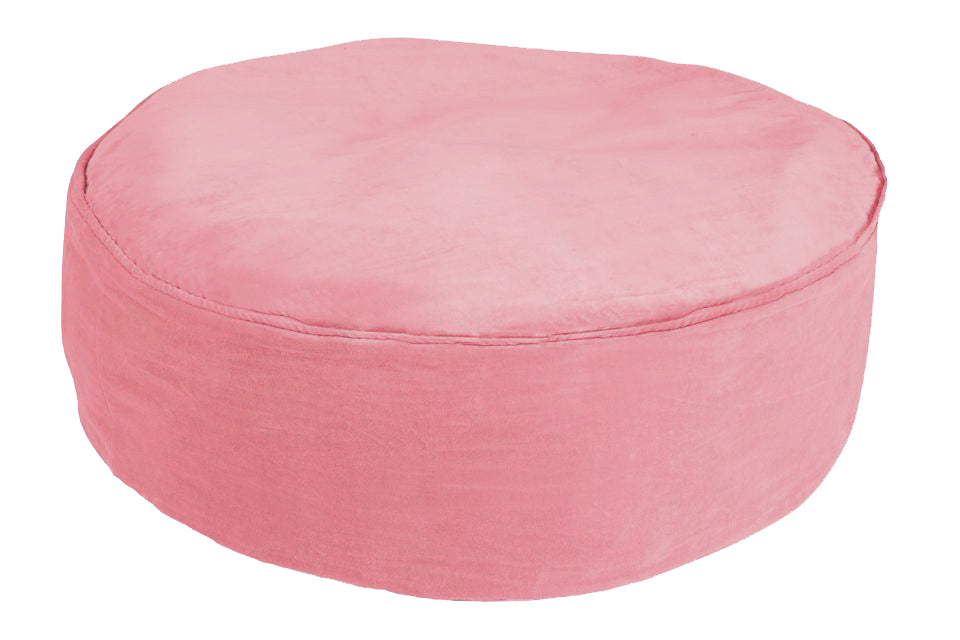 BABY PINK VELVET FLOOR CUSHION CASTLE