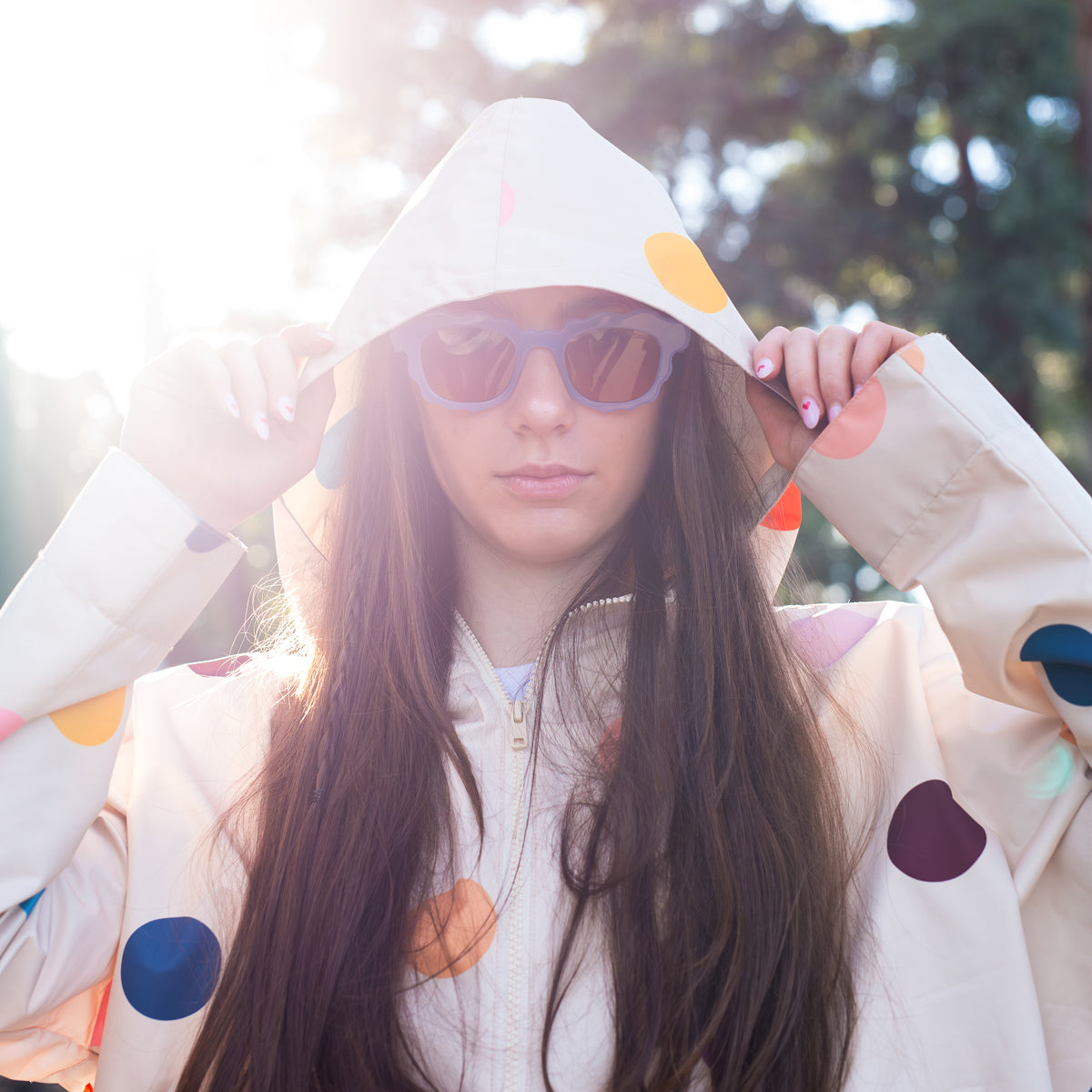 RUBY POLKA RAINCOAT