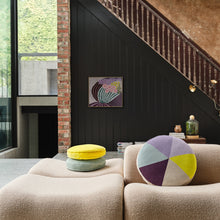 JUMBO PINWHEEL KNIT ROUND CUSHION