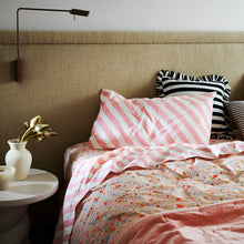 PEONY STRIPE FLAT SHEET