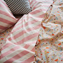 PEONY STRIPE PILLOWCASE