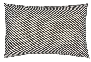 LICORICE PINSTRIPE PILLOWCASE