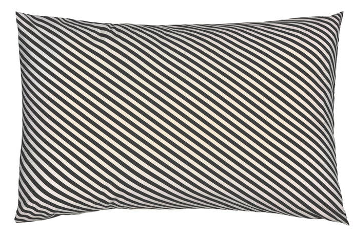 LICORICE PINSTRIPE PILLOWCASE