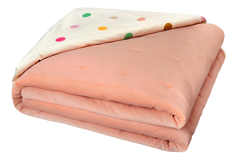 CONFETTI SPOT VELVET BEDSPREAD