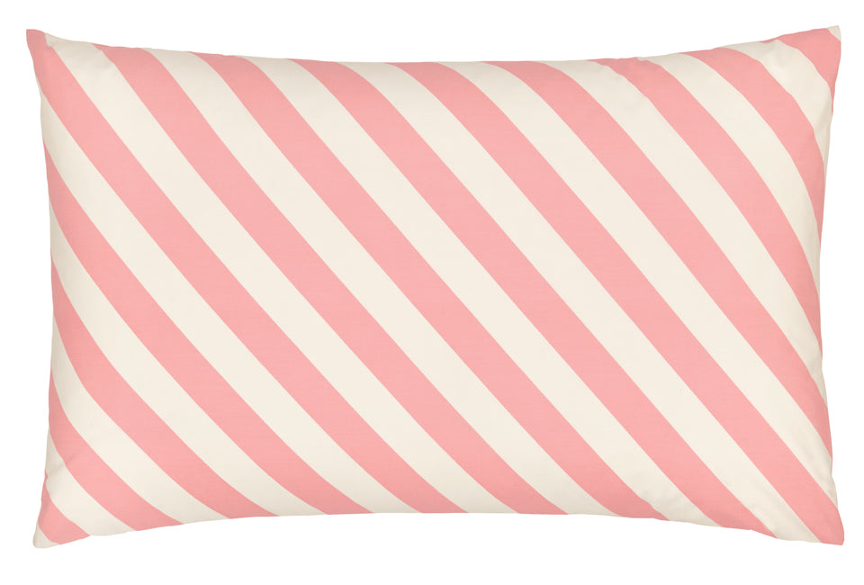 PEONY STRIPE PILLOWCASE