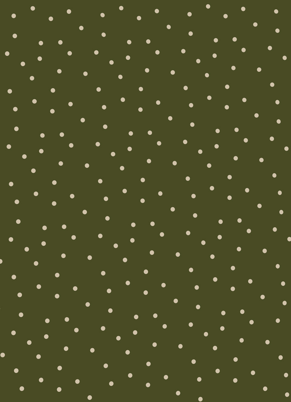 OLIVE RANDOM SPOT FITTED SHEET