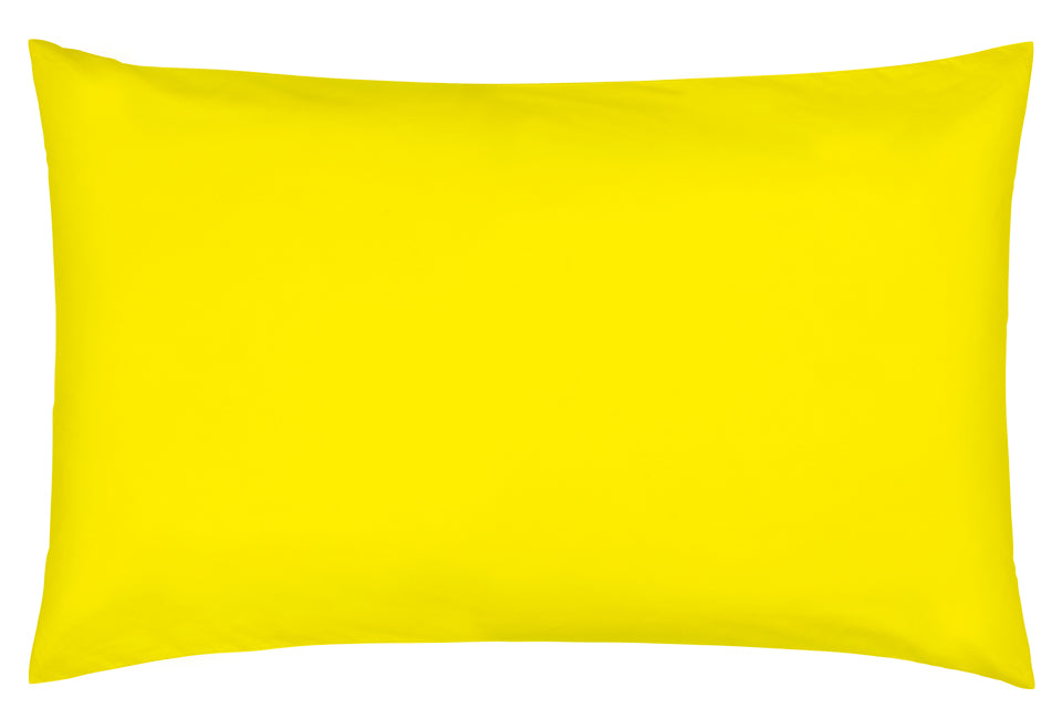 FLURO YELLOW PILLOWCASE