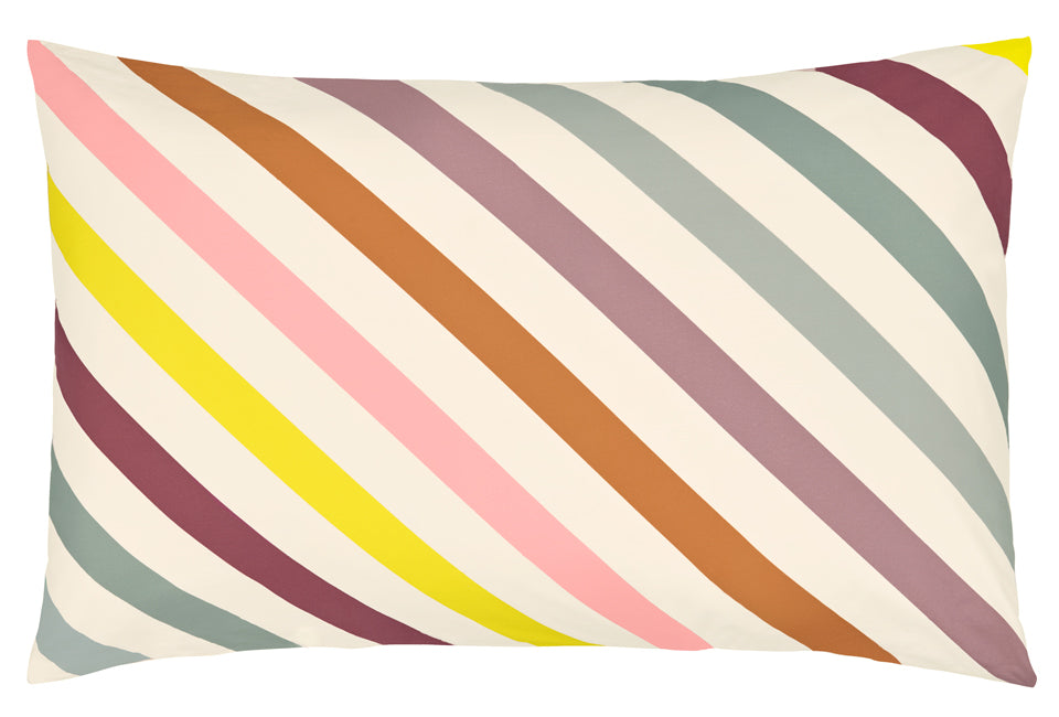 RAINBOW STRIPE PILLOWCASE
