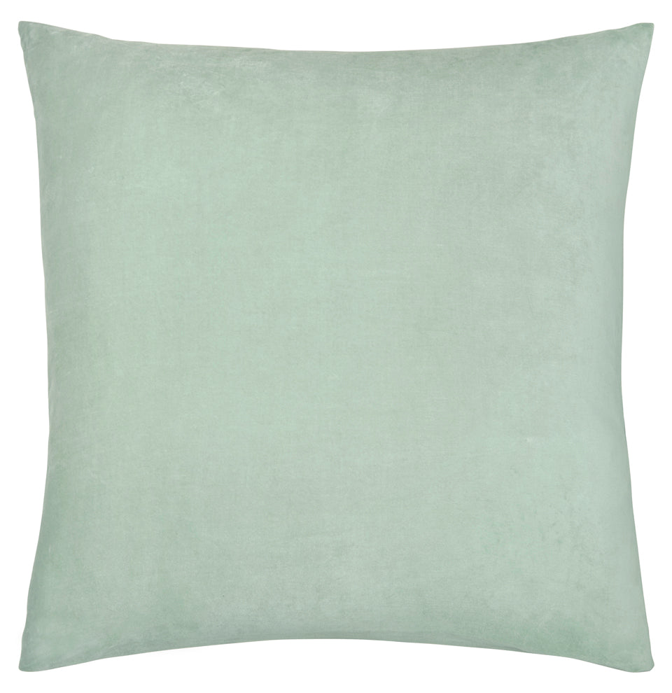 SEAFOAM VELVET EUROPEAN PILLOWCASE