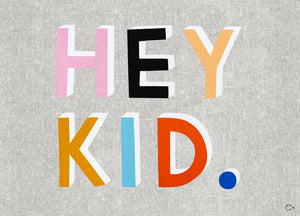 HEY KID ART TEATOWEL