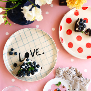 BLUE LOVE PLATE