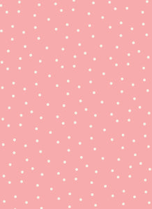 PINK RANDOM SPOT FITTED SHEET