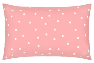 PINK RANDOM SPOT PILLOWCASE