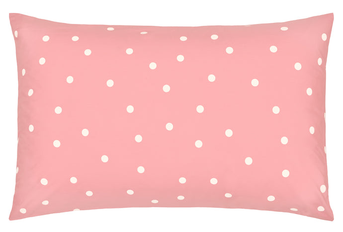 PINK RANDOM SPOT PILLOWCASE