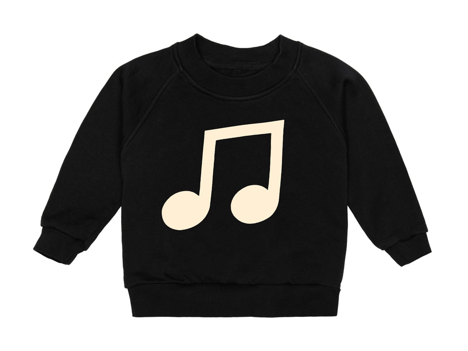 BABY BLACK MUSICAL SWEATER