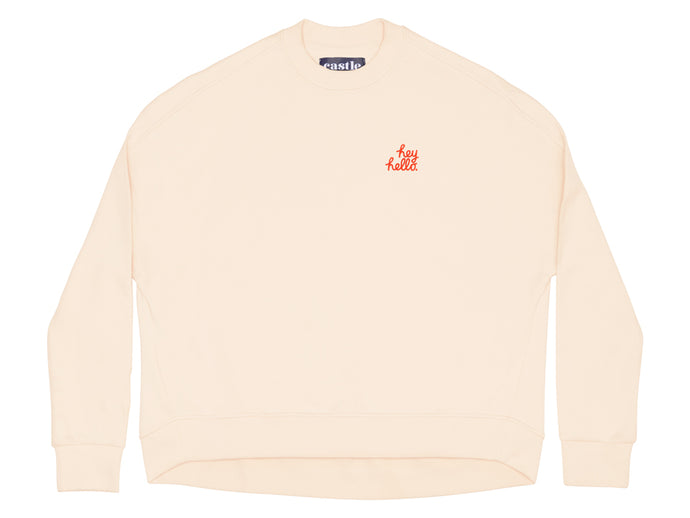 HEY HELLO BOX SWEATER