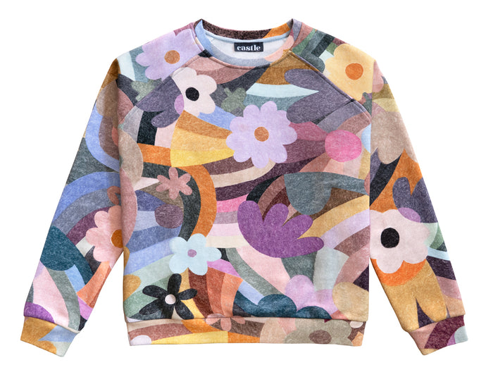 PRE ORDER RAINBOW GARDEN SWEATER