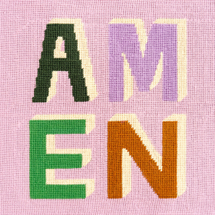 AMEN NEEDLEPOINT CRAFT KIT