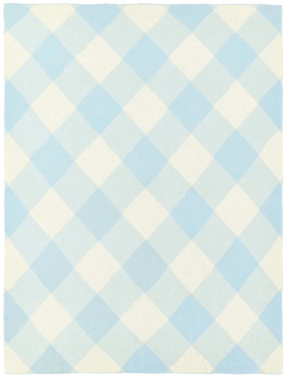 SKY BLUE TARTAN BABY THROW