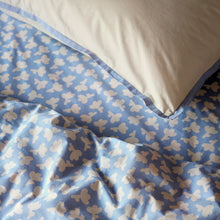 BLUE BLOSSOM FITTED SHEET