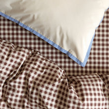 BLUE BORDER PILLOWCASE