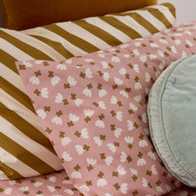 TOFFEE STRIPE PILLOWCASE