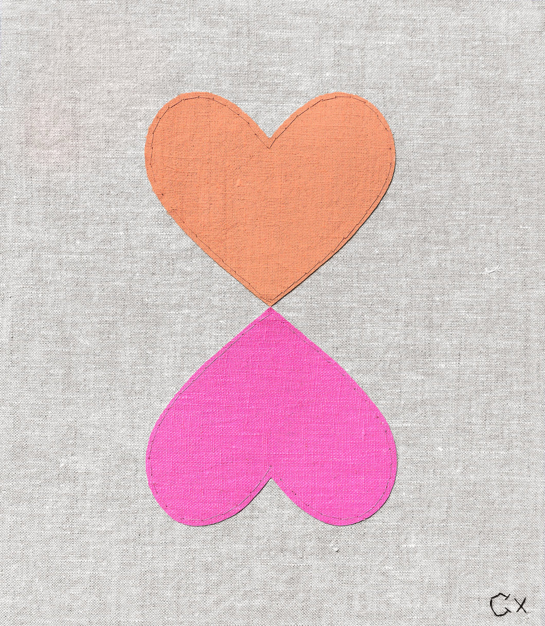 PINK KISSING HEARTS