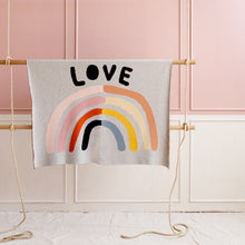 LITTLE LOVE RAINBOW BABY THROW