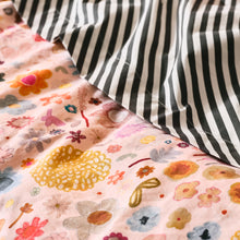 BLUSH LITTLE GARDEN COT FITTED SHEET