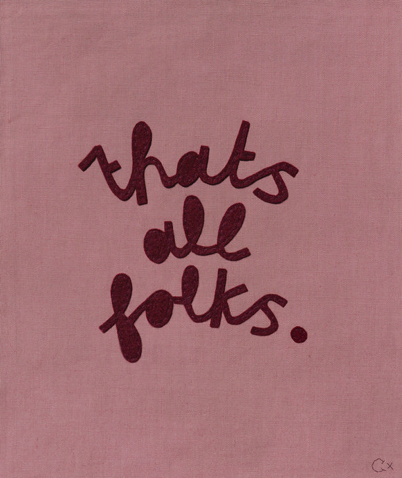 THAT'S ALL FOLKS