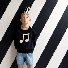 BABY BLACK MUSICAL SWEATER