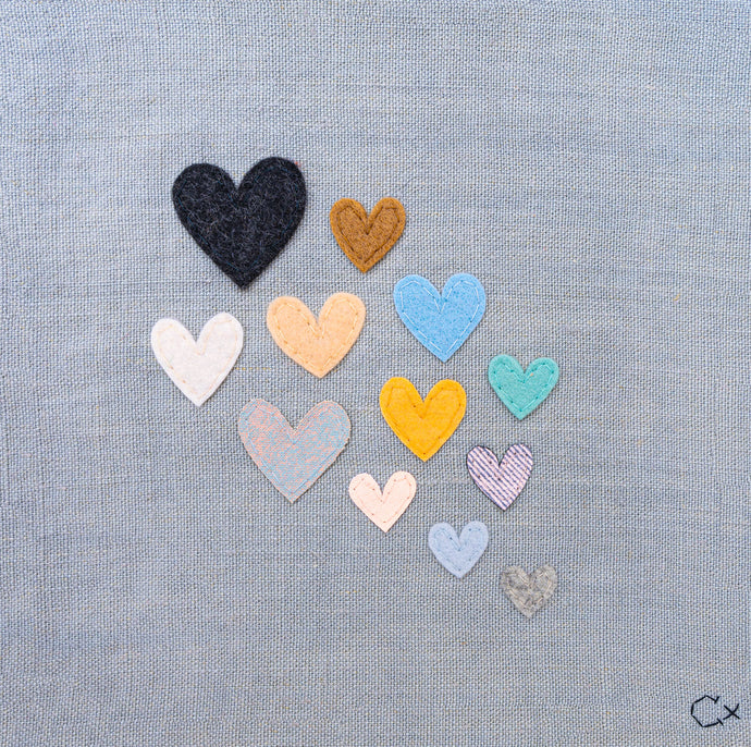 12 BLUE HEARTS