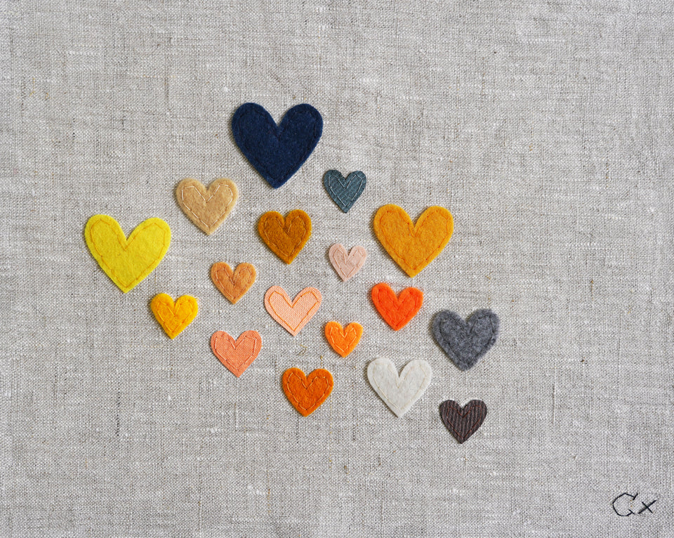 17 GREY HEARTS