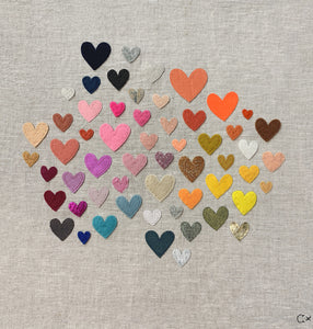 58 RAINBOW HEARTS