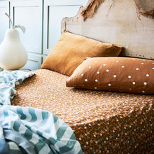 CLOUD STRIPE COT FITTED SHEET