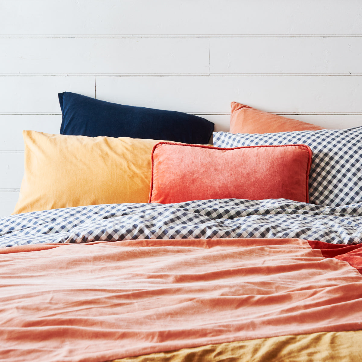 ROSE VELVET EUROPEAN PILLOWCASE CASTLE