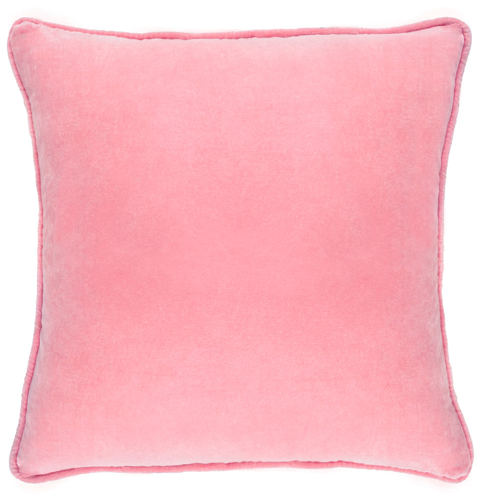 Throw Pillow Baby Pink Velvet Cushions BABY PINK VELVET CUSHION
