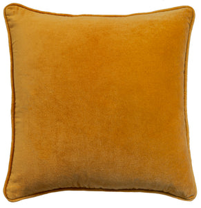 BUTTERSCOTCH VELVET CUSHION BY CASTLE