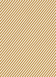 BUTTERSCOTCH STRIPE FITTED SHEET BY CASTLE