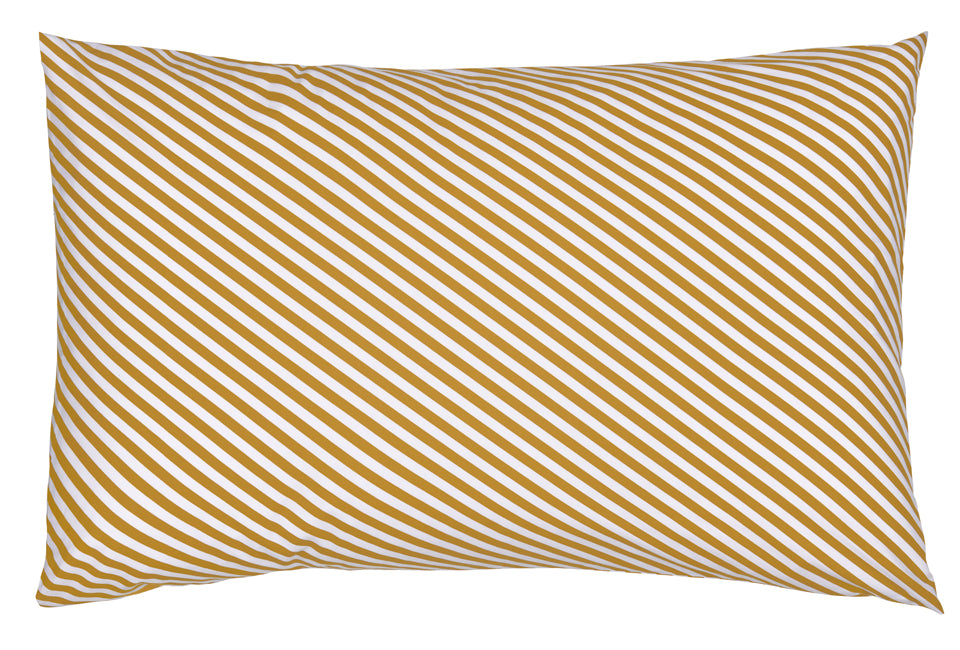 BUTTERSCOTCH STRIPE PILLOWCASE BY CASTLE