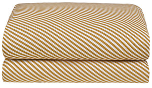 BUTTERSCOTCH STRIPE QUILT COVER BY CASTLE