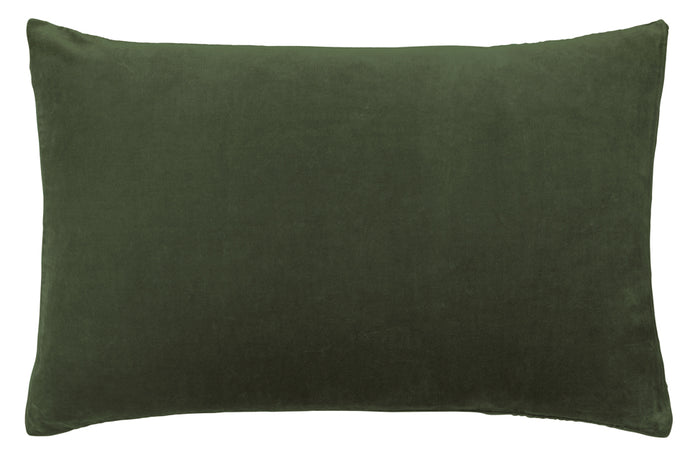 OLIVE VELVET PILLOWCASE BY CASTLE