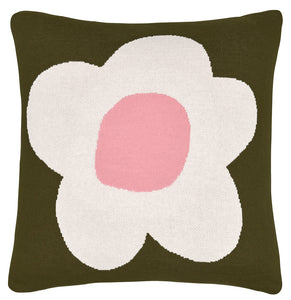SNOW PEA KNIT CUSHION BY CASTLE