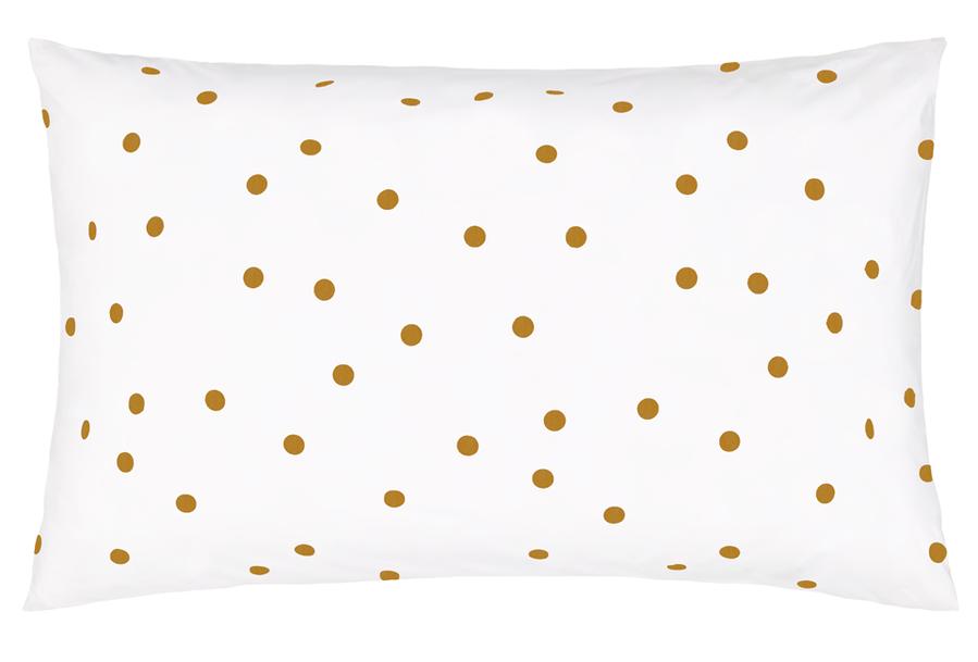 BUTTERSCOTCH SPOT PILLOWCASE BY CASTLE