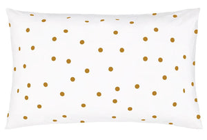 BUTTERSCOTCH SPOT PILLOWCASE BY CASTLE