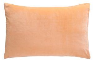 PEACH VELVET PILLOWCASE