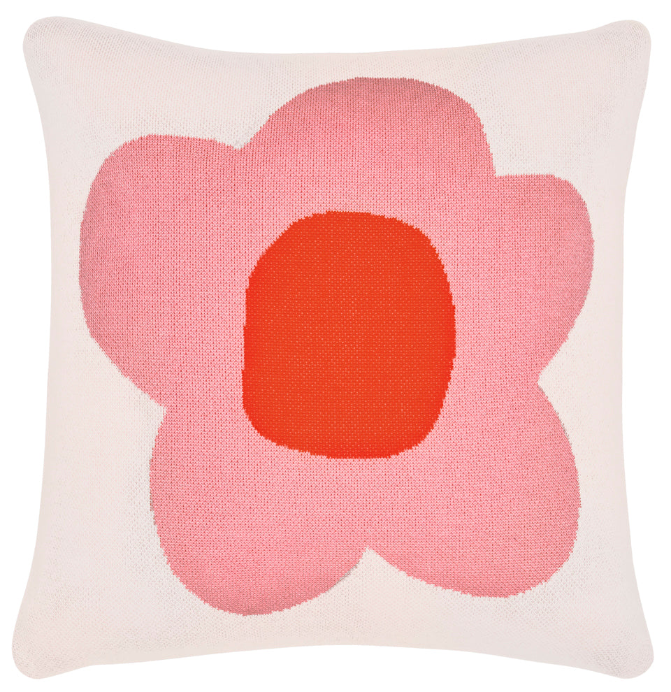 CAMELIA FLOWER KNIT CUSHION BY CASTLE