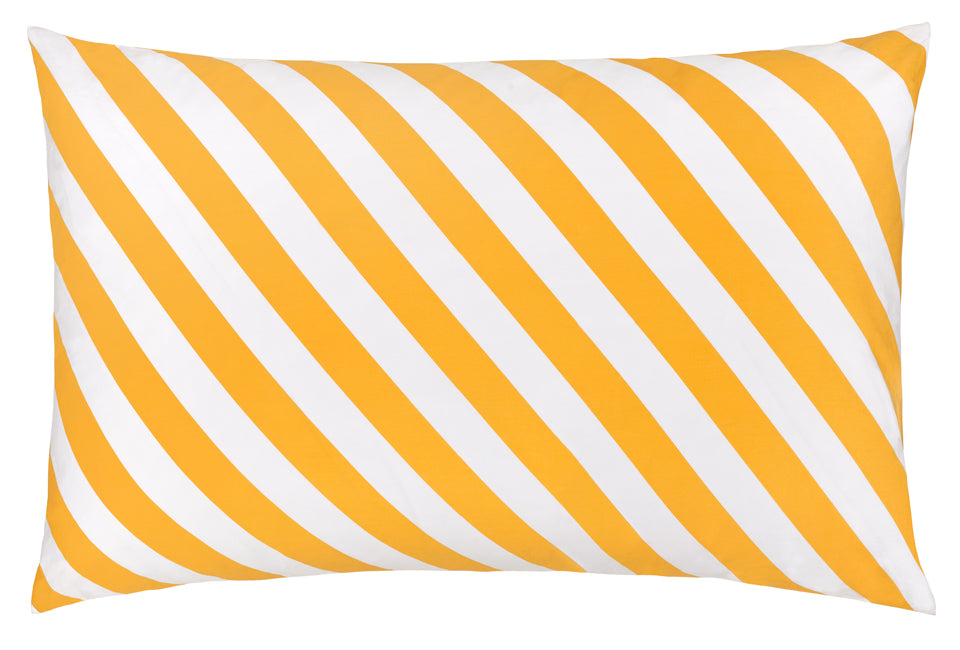 SUNNY STRIPE PILLOWCASE BY CASTLE